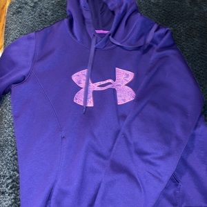 Purple under armor hoodie